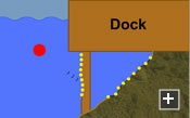Sonar inspection of marina or ferry dock